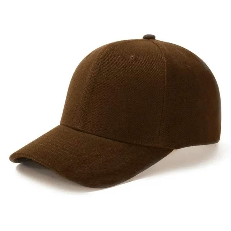 Czapka z daszkiem snapback unisex regulowana Kawa