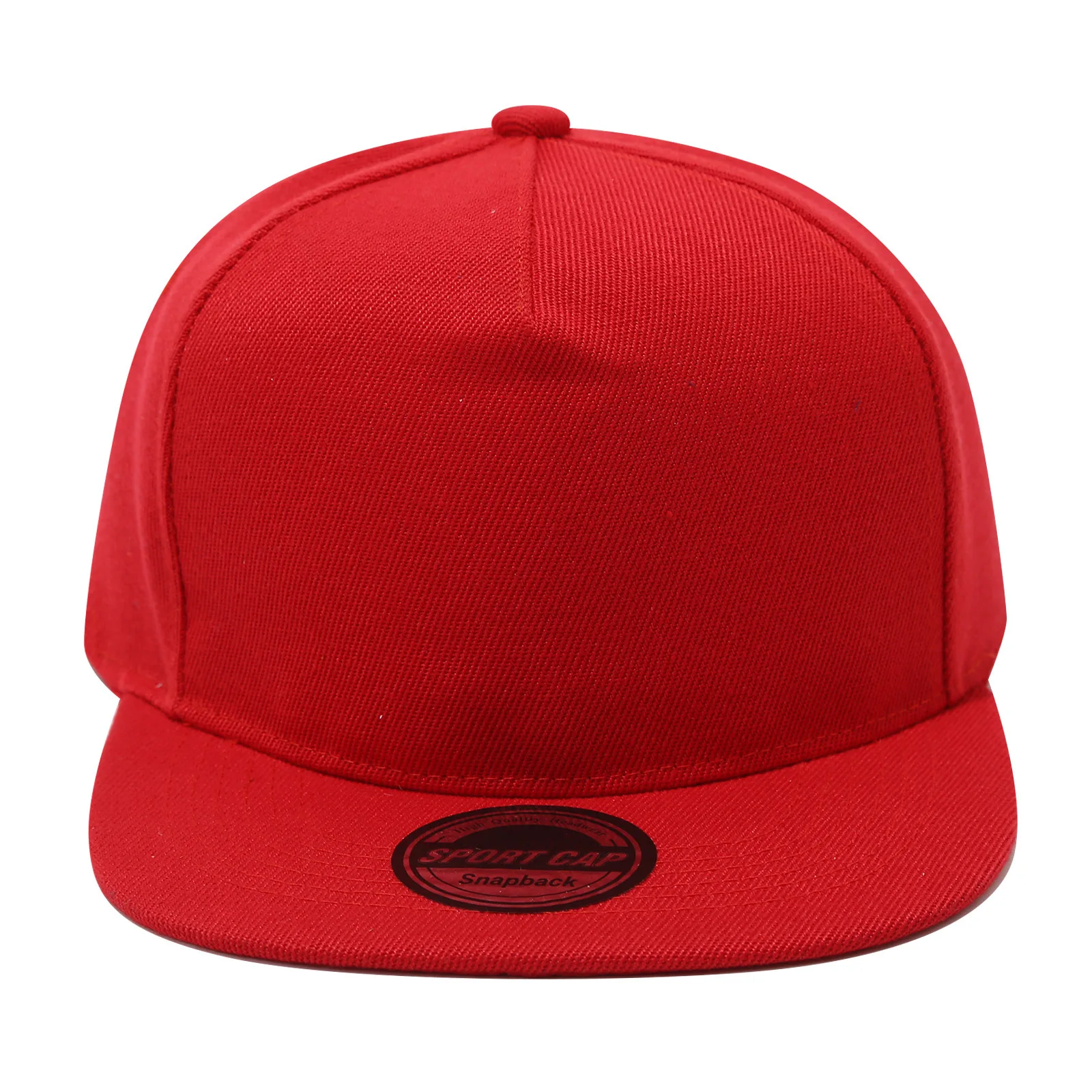 Regulowana czapka z daszkiem snapback unisex Czerwony