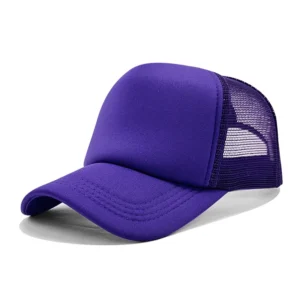 Czapka z daszkiem typu trucker z siatką Fioletowy