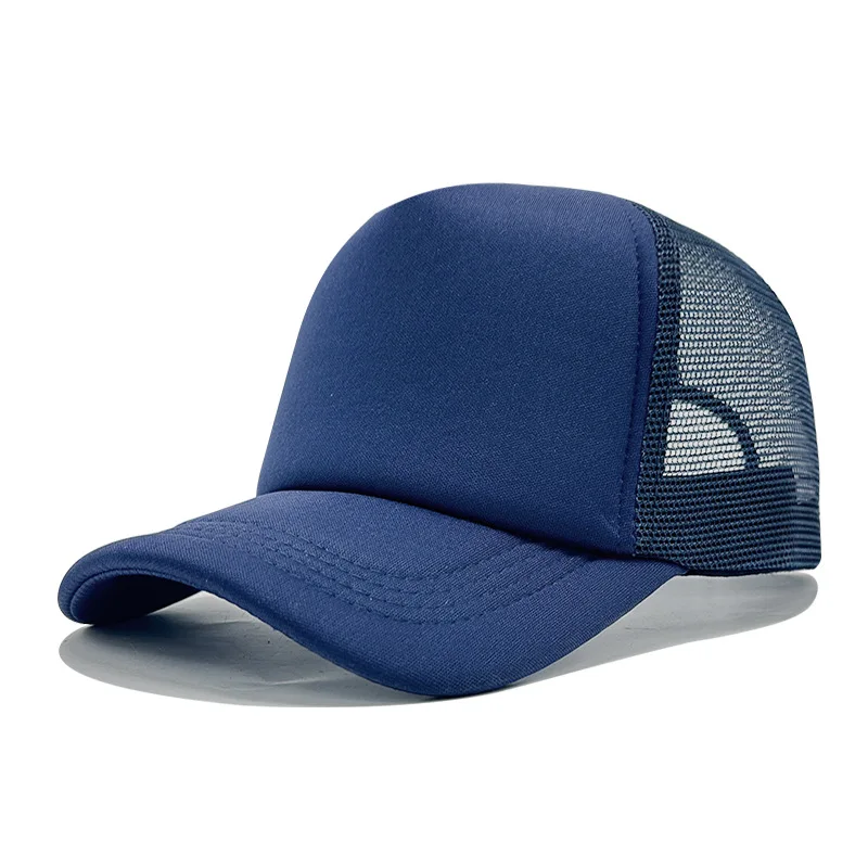 Czapka z daszkiem typu trucker z siatką Granatowy
