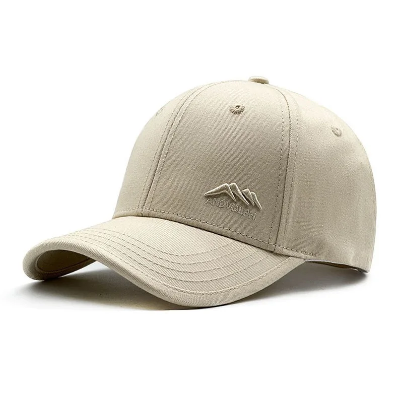 Czapka z daszkiem XL dla dużej głowy do 66 cm Khaki