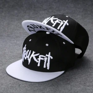 Czapka z daszkiem z płaskim rondem, haftowana, regulowana snapback Mz108 42