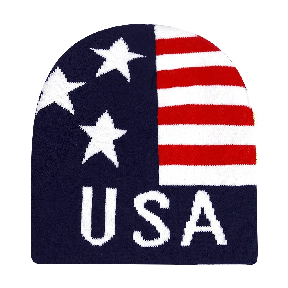 Czapka zimowa dzianinowa Y2K unisex, ciepła czapka beanie 108