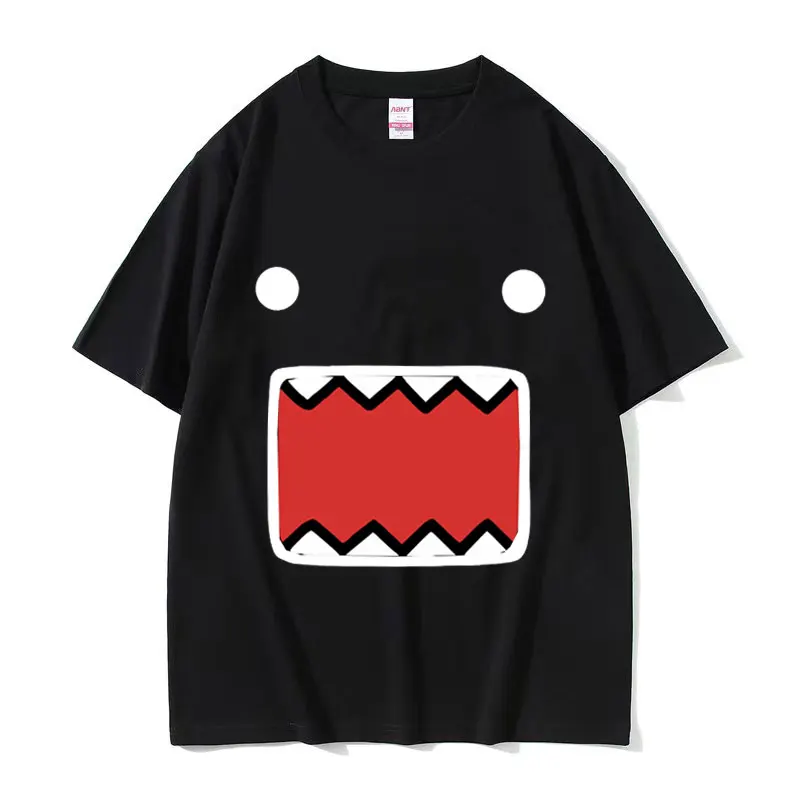 Damska koszulka z nadrukiem Domo Kun w stylu Harajuku H11046 3 czarny