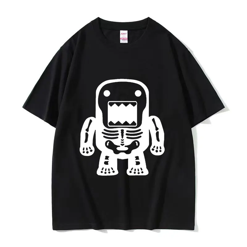 Damska koszulka z nadrukiem Domo Kun w stylu Harajuku H11046 5 czarny