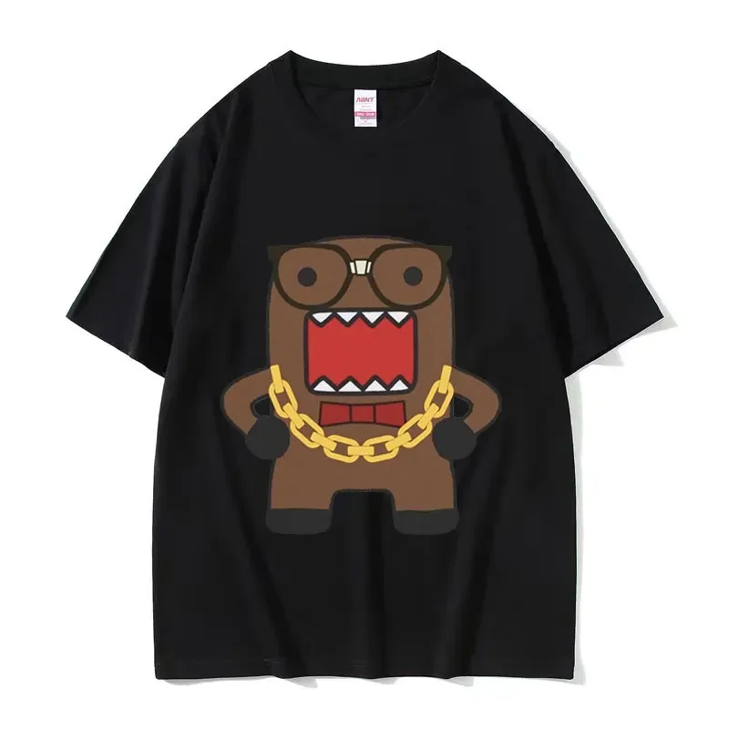Damska koszulka z nadrukiem Domo Kun w stylu Harajuku H11046 7 czarny