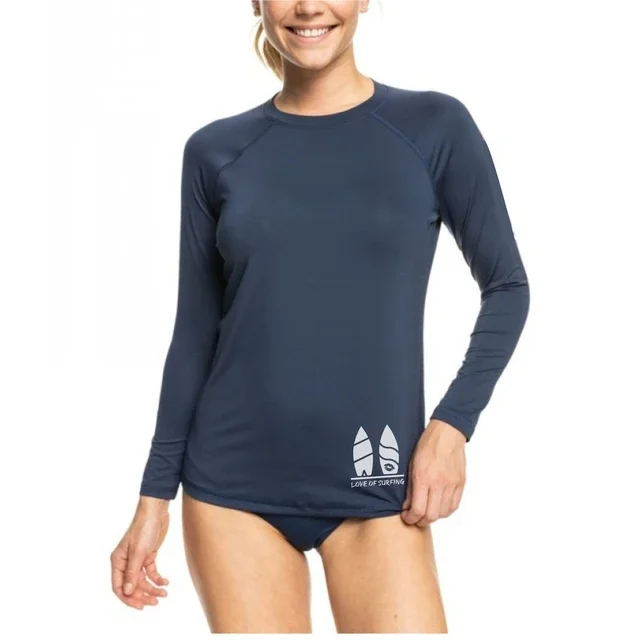 Damska koszulka kąpielowa rashguard z ochroną UV UPF 10