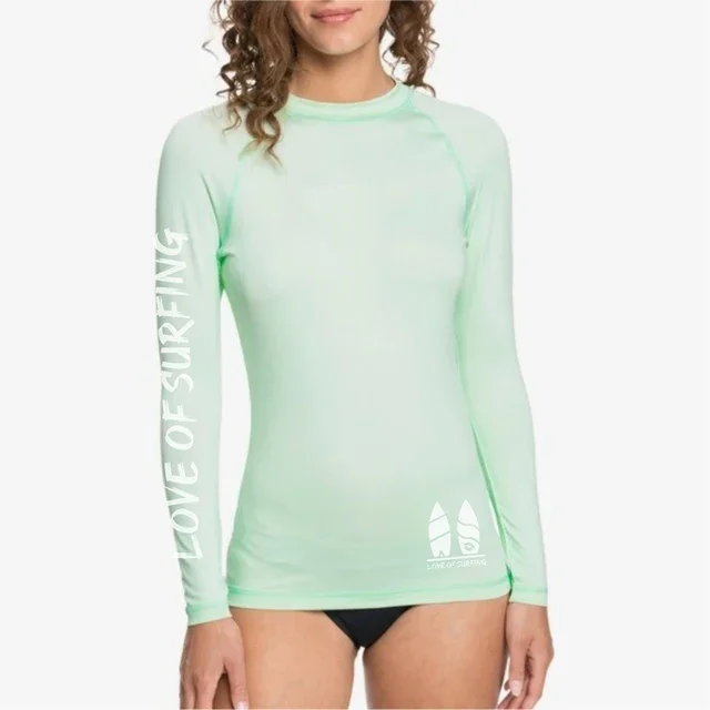 Damska koszulka kąpielowa rashguard z ochroną UV UPF 11