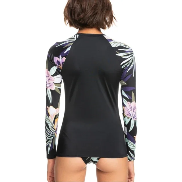 Damska koszulka kąpielowa rashguard z ochroną UV UPF 14