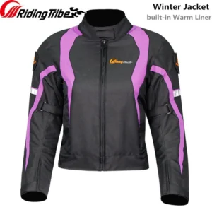 Damska kurtka motocyklowa zimowa z ochraniaczami i ociepleniem Jacket