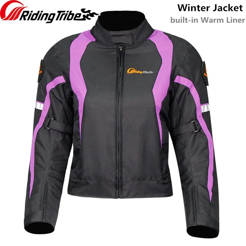 Damska kurtka motocyklowa zimowa z ochraniaczami i ociepleniem Jacket