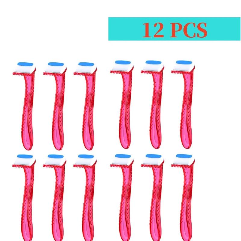 Damska maszynka do golenia do bikini – ręczny mini skrobak pod pachy 12PCS