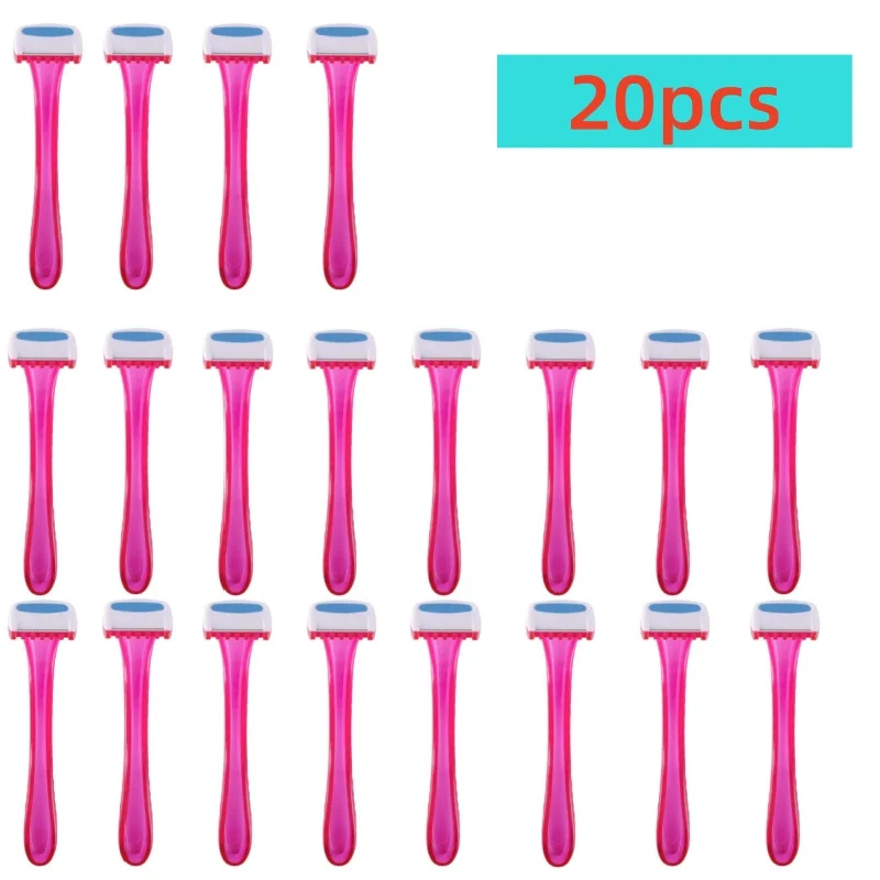 Damska maszynka do golenia do bikini – ręczny mini skrobak pod pachy 20pcs