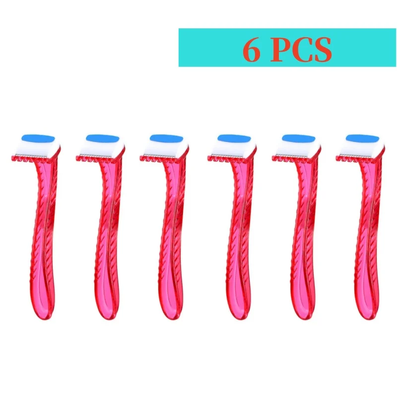 Damska maszynka do golenia do bikini – ręczny mini skrobak pod pachy 6PCS