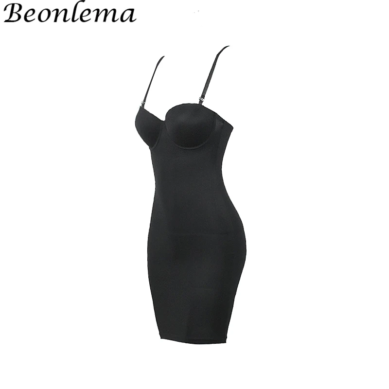Damska sukienka mini bodycon na ramiączkach - dopasowana, na lato Czarny