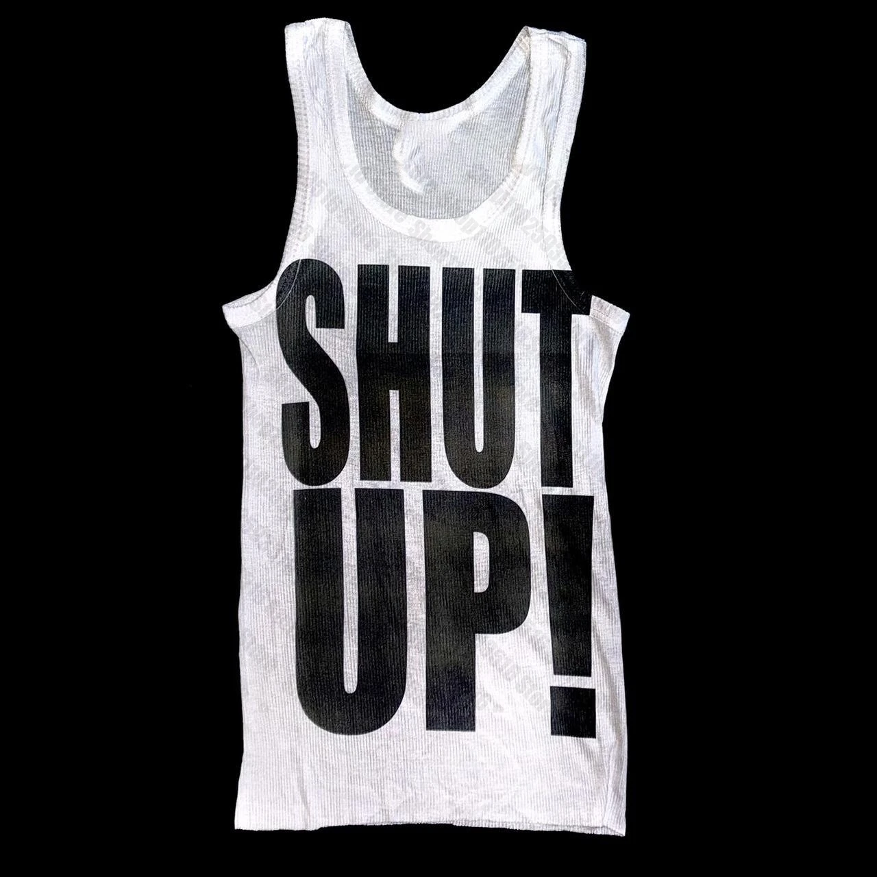 Damski top na ramiączkach w stylu Y2K Gothic — crop top letni Biały