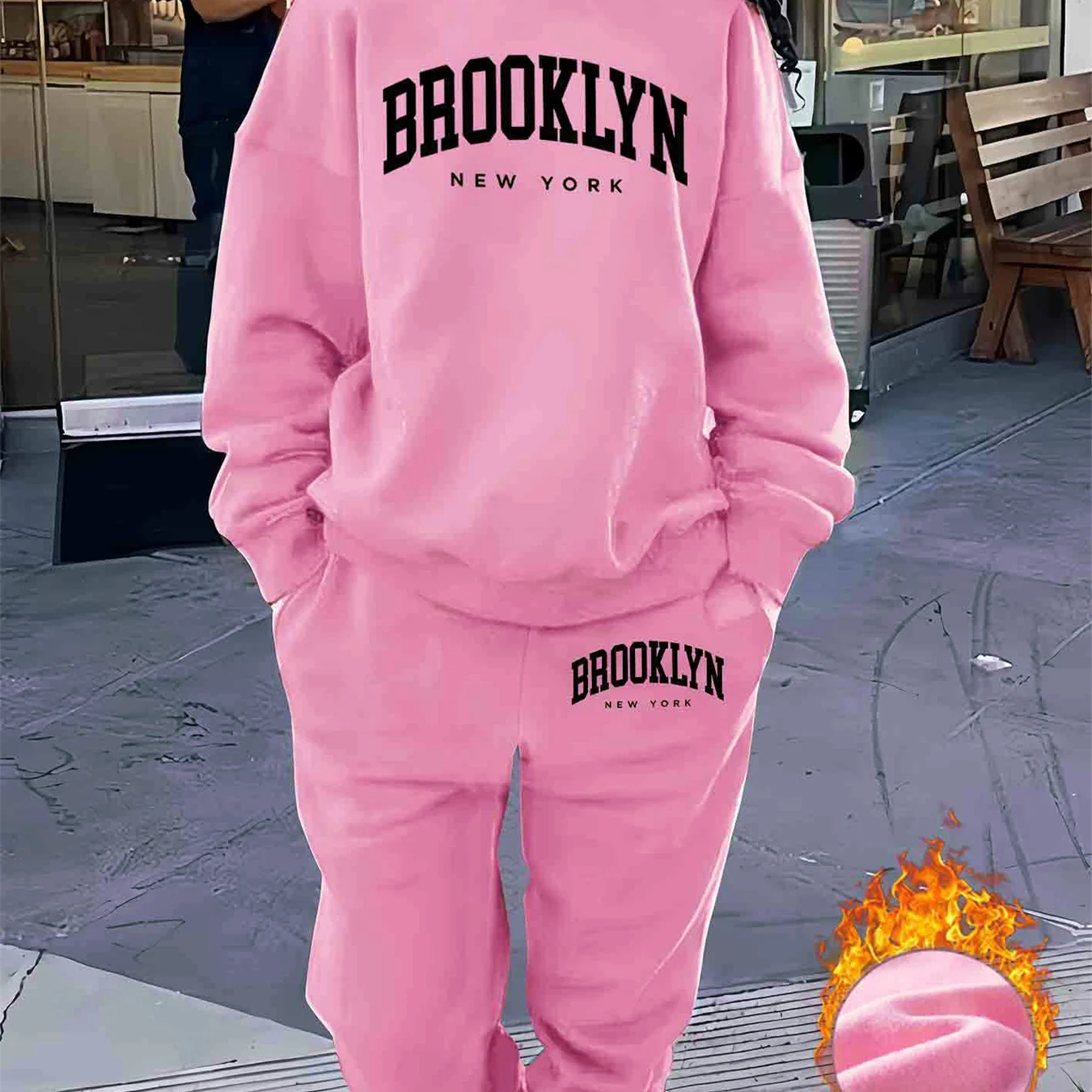 Damski dres New York - bluza i spodnie w stylu street Nylt 102 fen
