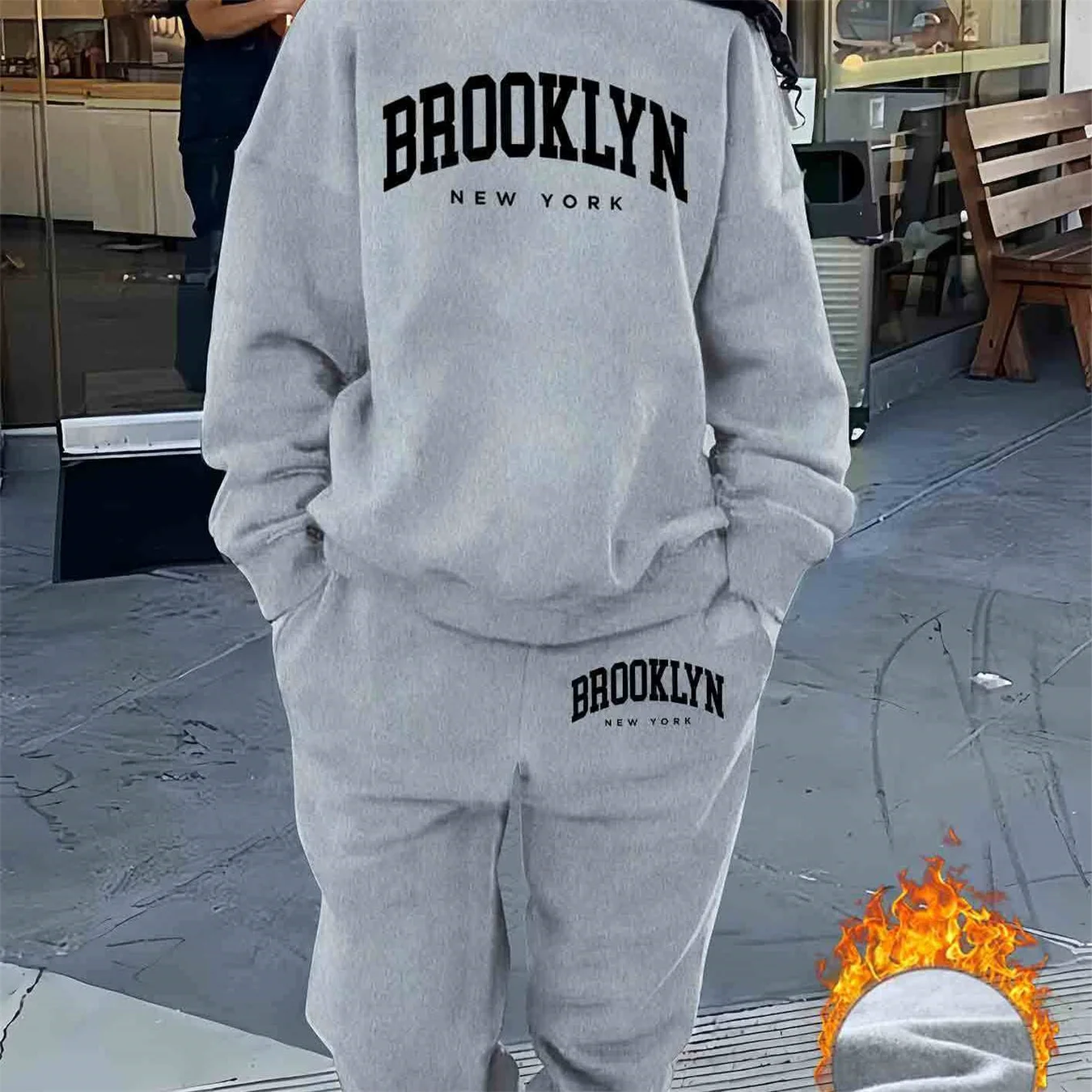 Damski dres New York - bluza i spodnie w stylu street Nylt 102 hui