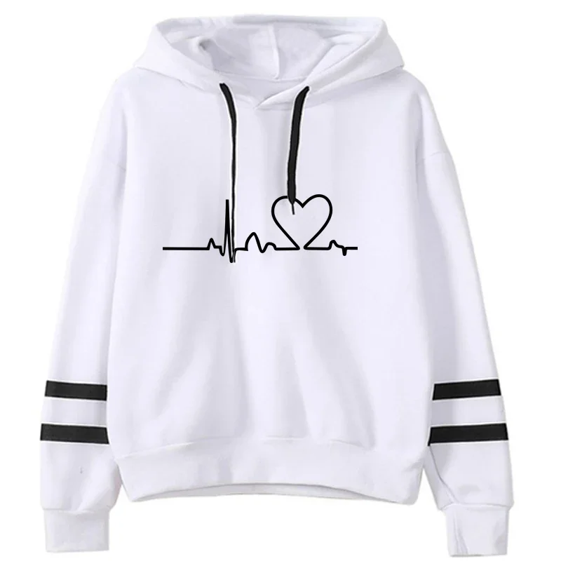 Damski dres w paski – bluza z kapturem i spodnie lub osobno Whitetop
