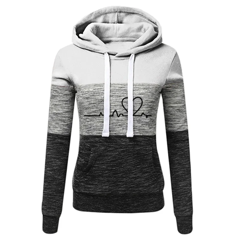 Damski dres z kapturem komplet bluza i spodnie Whitetopb