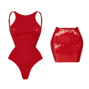 Damski strój kąpielowy jednoczęściowy push-up Set8