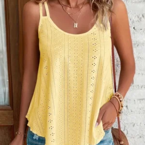 Damski top na ramiączkach boho plus size Style10