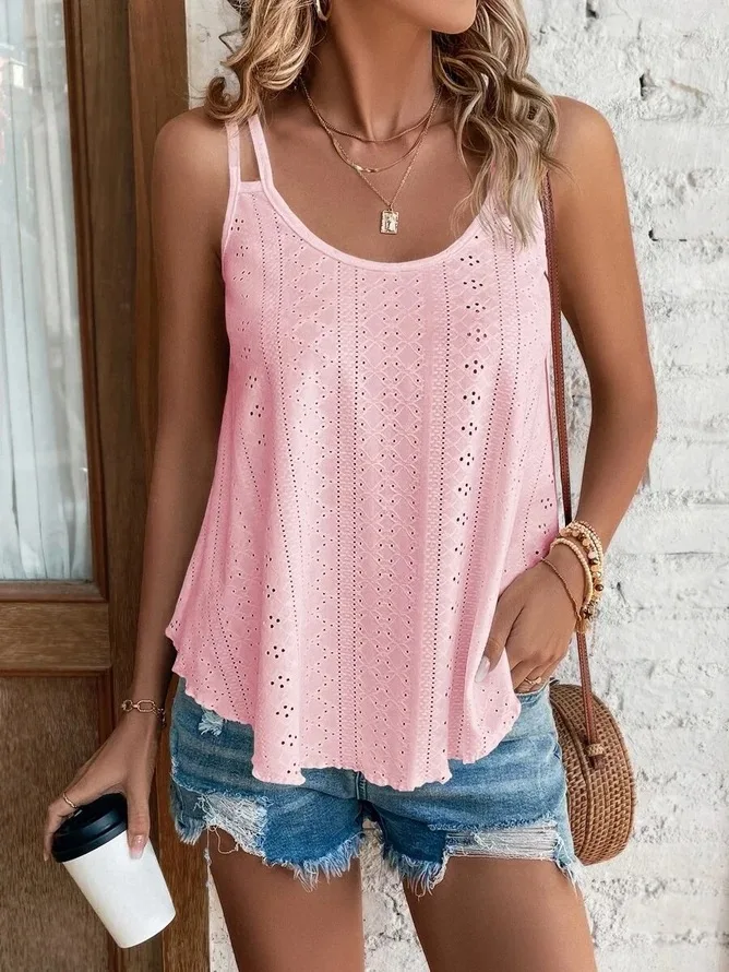 Damski top na ramiączkach boho plus size Style3