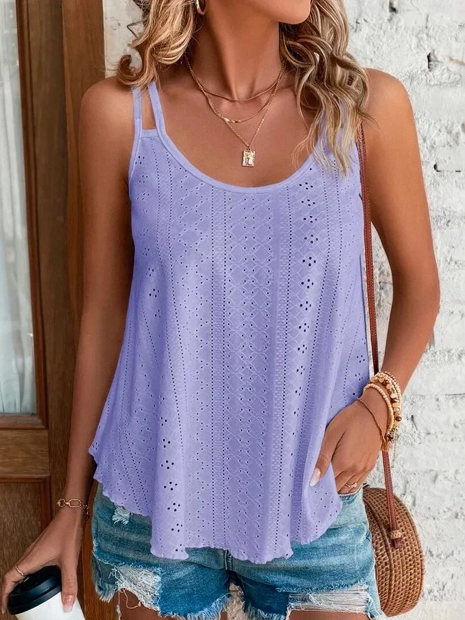 Damski top na ramiączkach boho plus size Style9