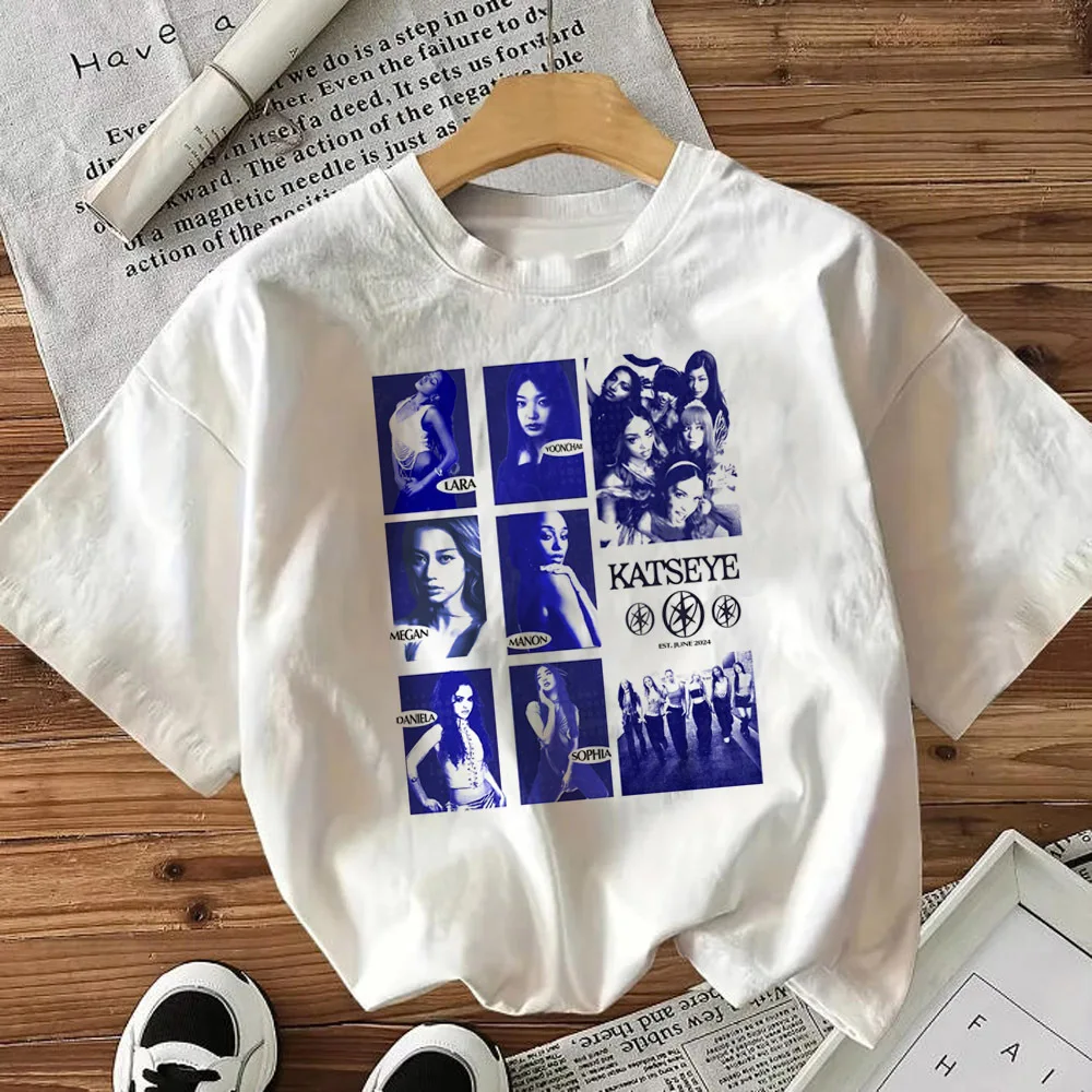 Damski t-shirt z psychodelicznym nadrukiem w stylu y2k 64936