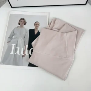 Damskie bezszwowe legginsy do jogi push up z wysokim stanem Różowa kawa