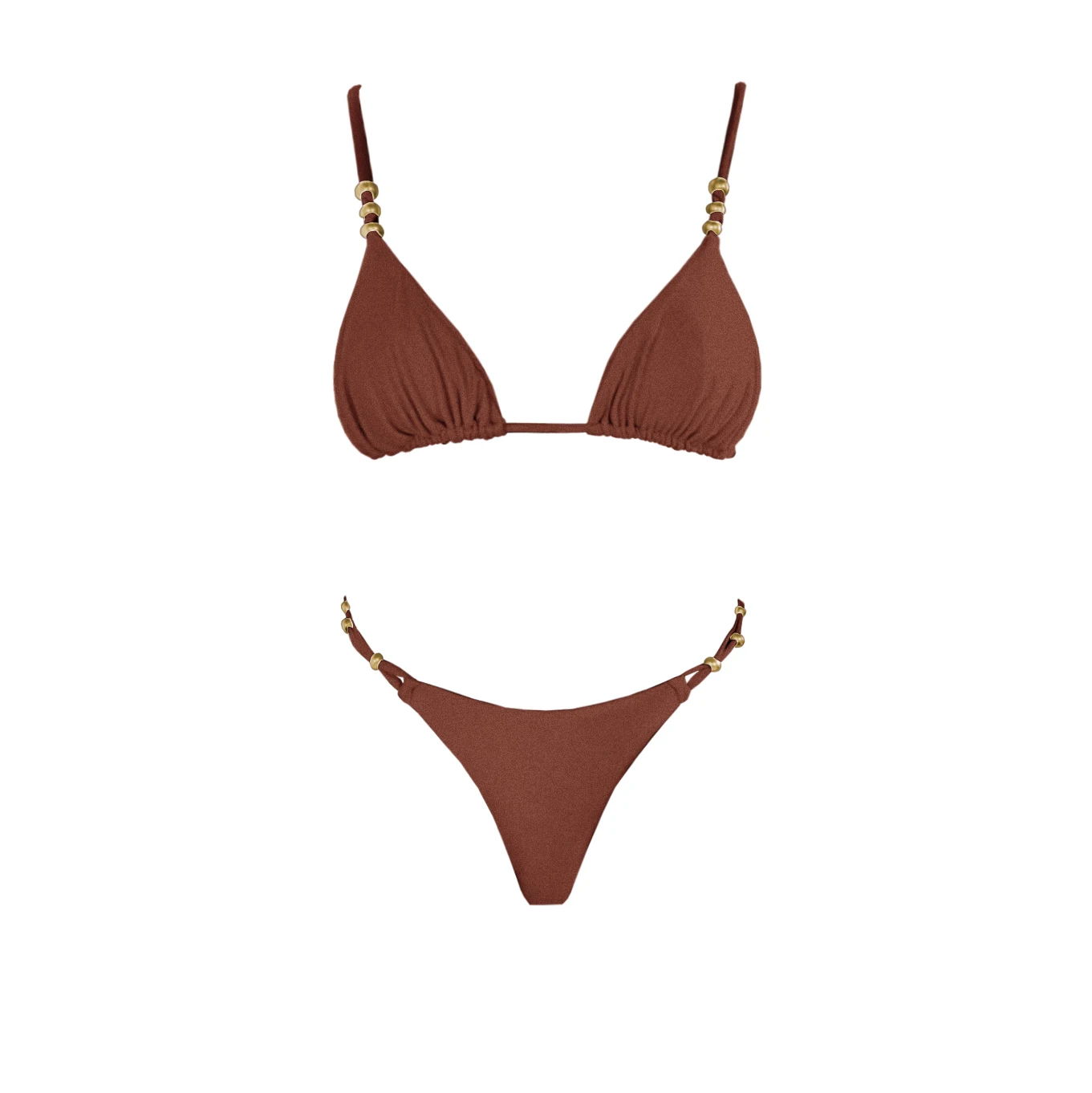 Damskie bikini bandeau push-up trzyczęściowe Bikini2