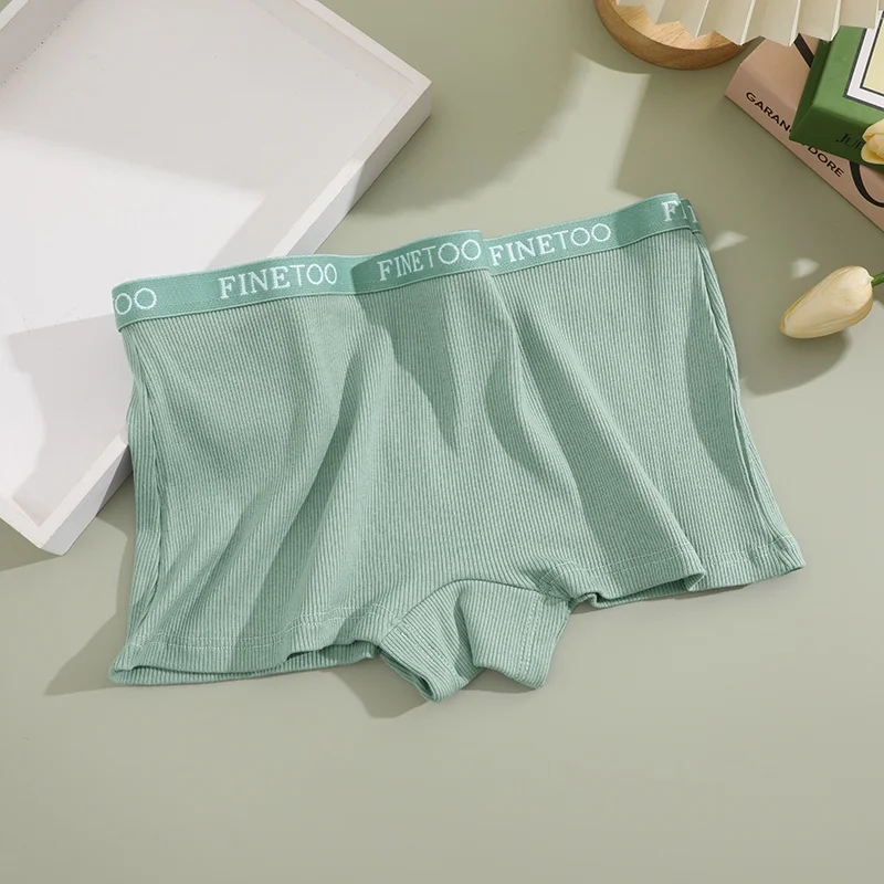 Damskie bokserki jedwabiste bezszwowe plus size – zestaw 6 sztuk Złoto