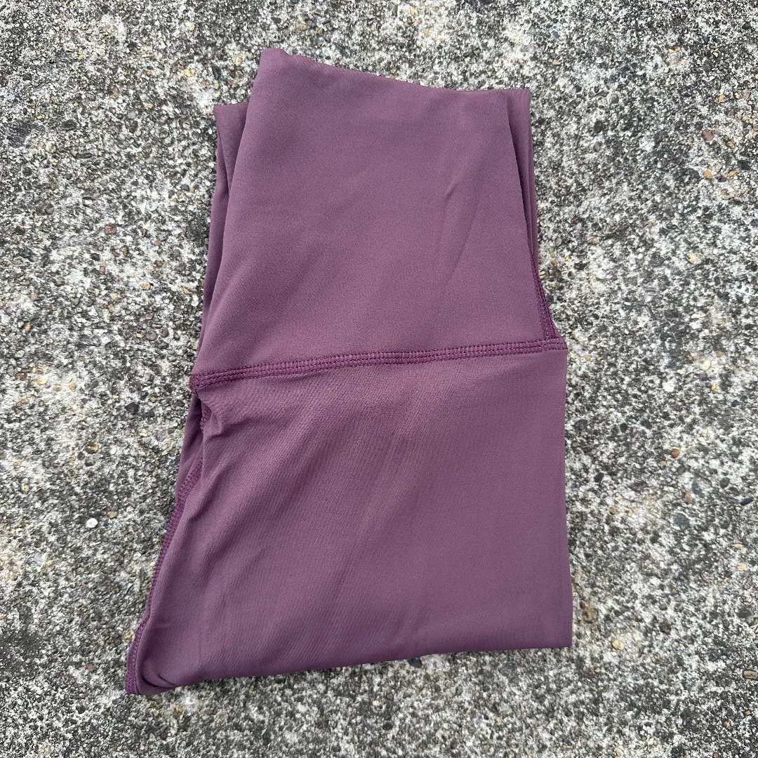 Damskie legginsy do jogi z wysokim stanem i kieszenią Garnet
