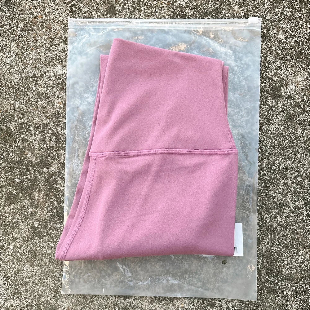 Damskie legginsy do jogi z wysokim stanem i kieszenią Velvet powder