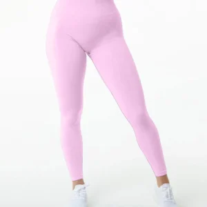 Damskie legginsy push up modelujące do jogi i na siłownię Różowy