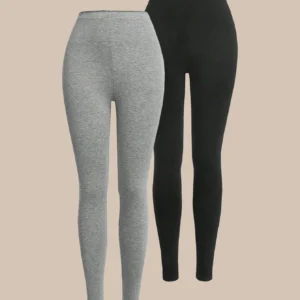 Damskie legginsy z wysokim stanem do jogi Czarny