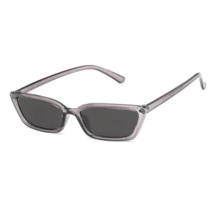 Damskie okulary przeciwsłoneczne kocie oko UV400 retro Szary