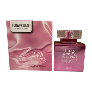 Damskie perfumy 24K Gold - owocowo-kwiatowy zapach Eau de Parfum Przezroczysty