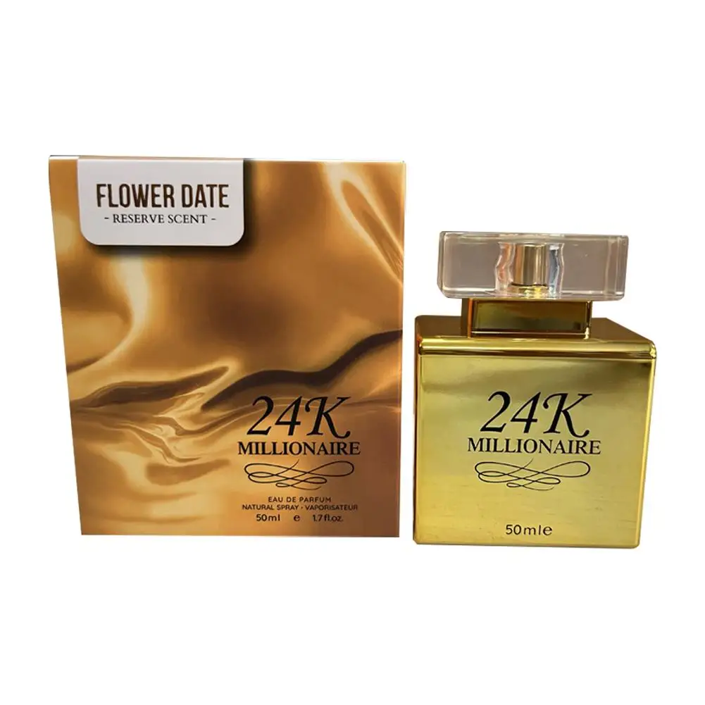 Damskie perfumy 24K Gold - owocowo-kwiatowy zapach Eau de Parfum Wielo