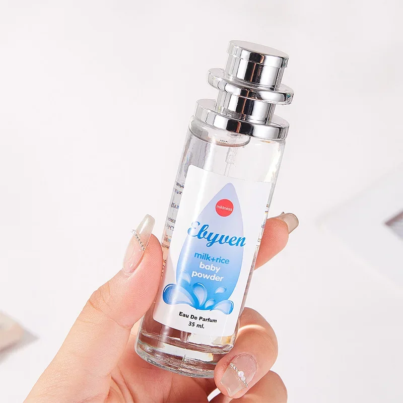 Milk Baby Powder 35 ml - damskie perfumy o pudrowym zapachu Beżowy