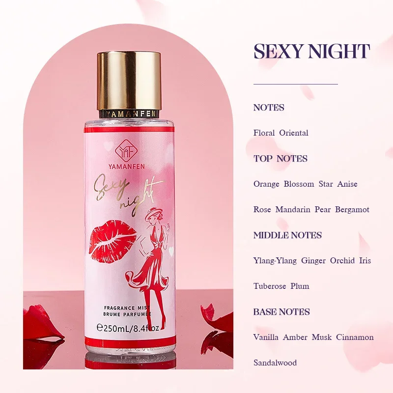 Damskie perfumy z feromonami Ocean piżmowy zapach Czerwony