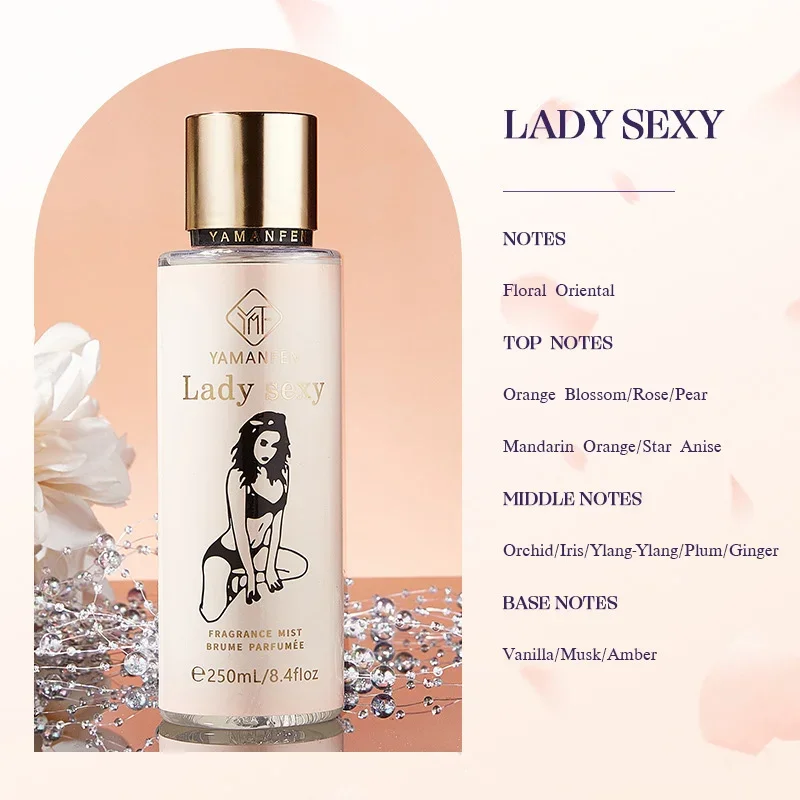 Damskie perfumy z feromonami Ocean piżmowy zapach Pomarańczowy
