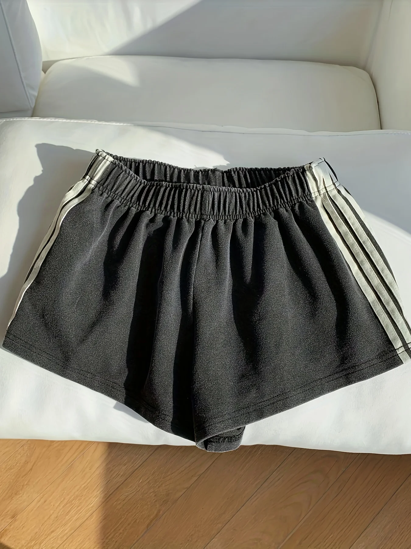 Damskie sportowe szorty codzienny casual slim fit Szary