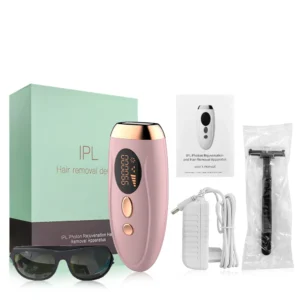 Depilator laserowy IPL dla kobiet i mężczyzn do ciała i bikini Różowy