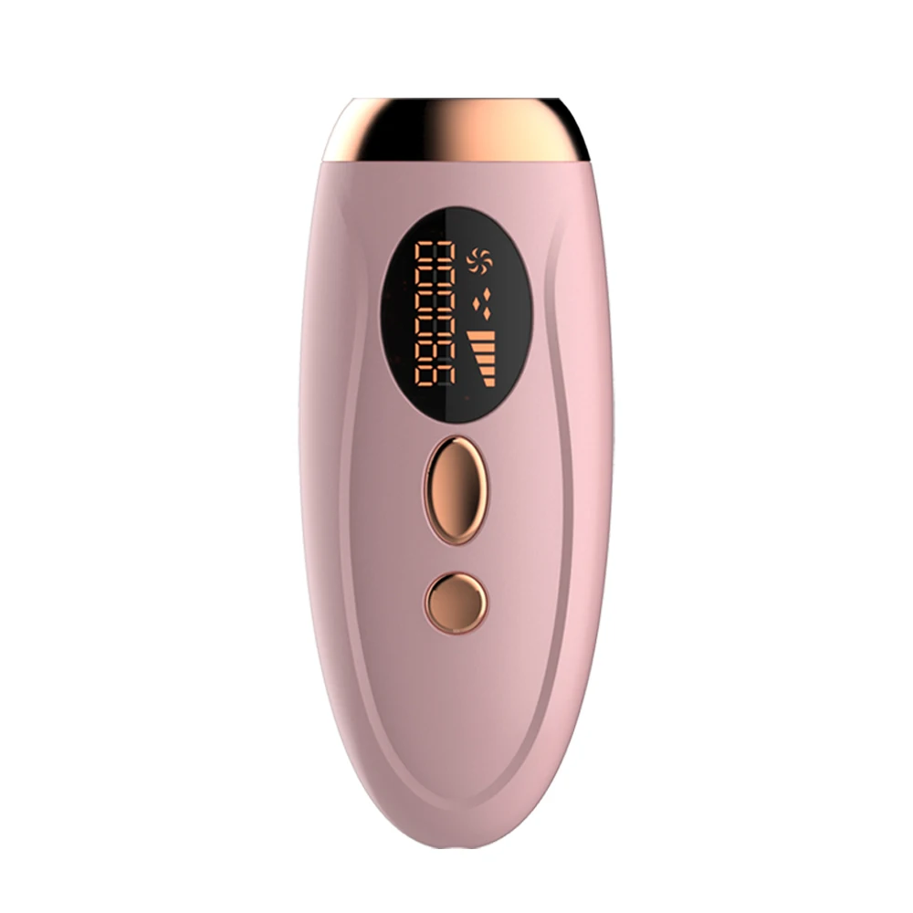 Depilator laserowy IPL do twarzy i ciała 990000 błysków Różowy