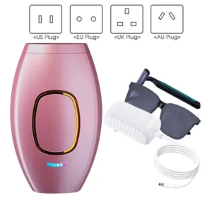 Depilator laserowy IPL do użytku domowego 500 000 impulsów Różowy