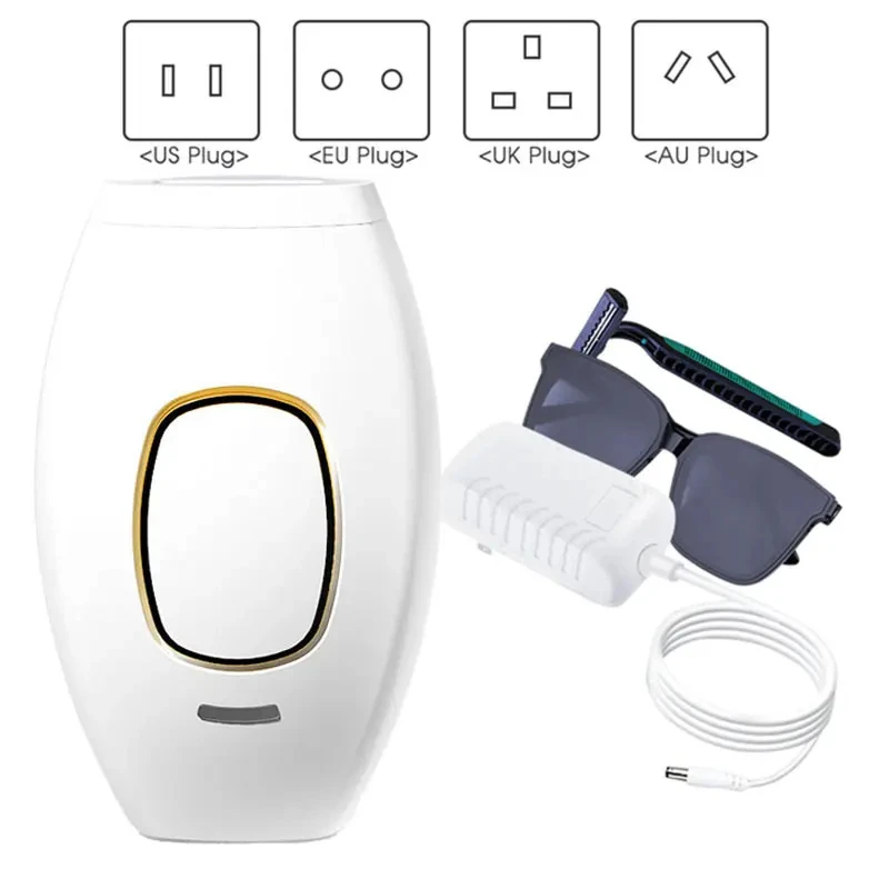 Depilator laserowy IPL do użytku domowego 500 000 impulsów Biały