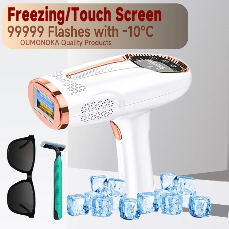 Depilator laserowy IPL do twarzy i ciała z chłodzeniem 10c freezing