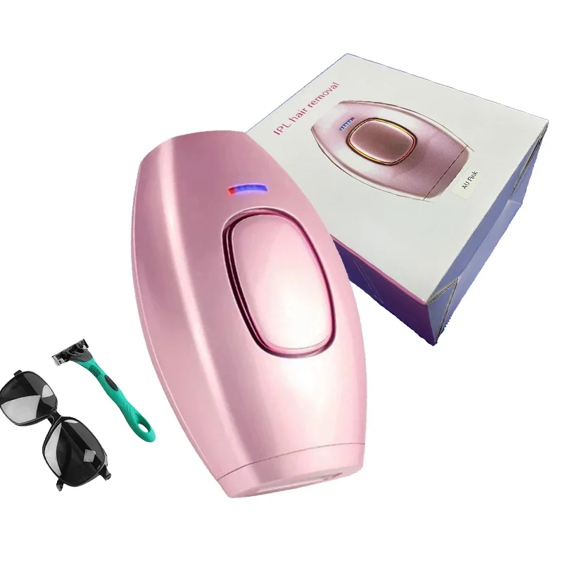 Depilator laserowy IPL dla kobiet - bezbolesne usuwanie owłosienia Różowy