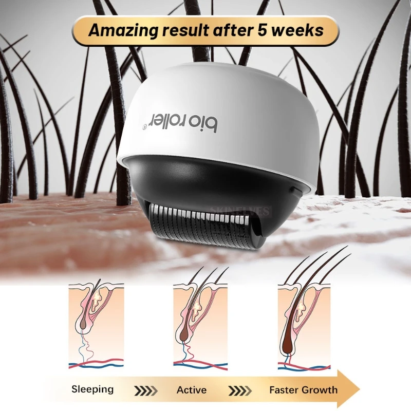 Derma roller G4 1200 igieł do mikronakłuwania twarzy Pin 0.25